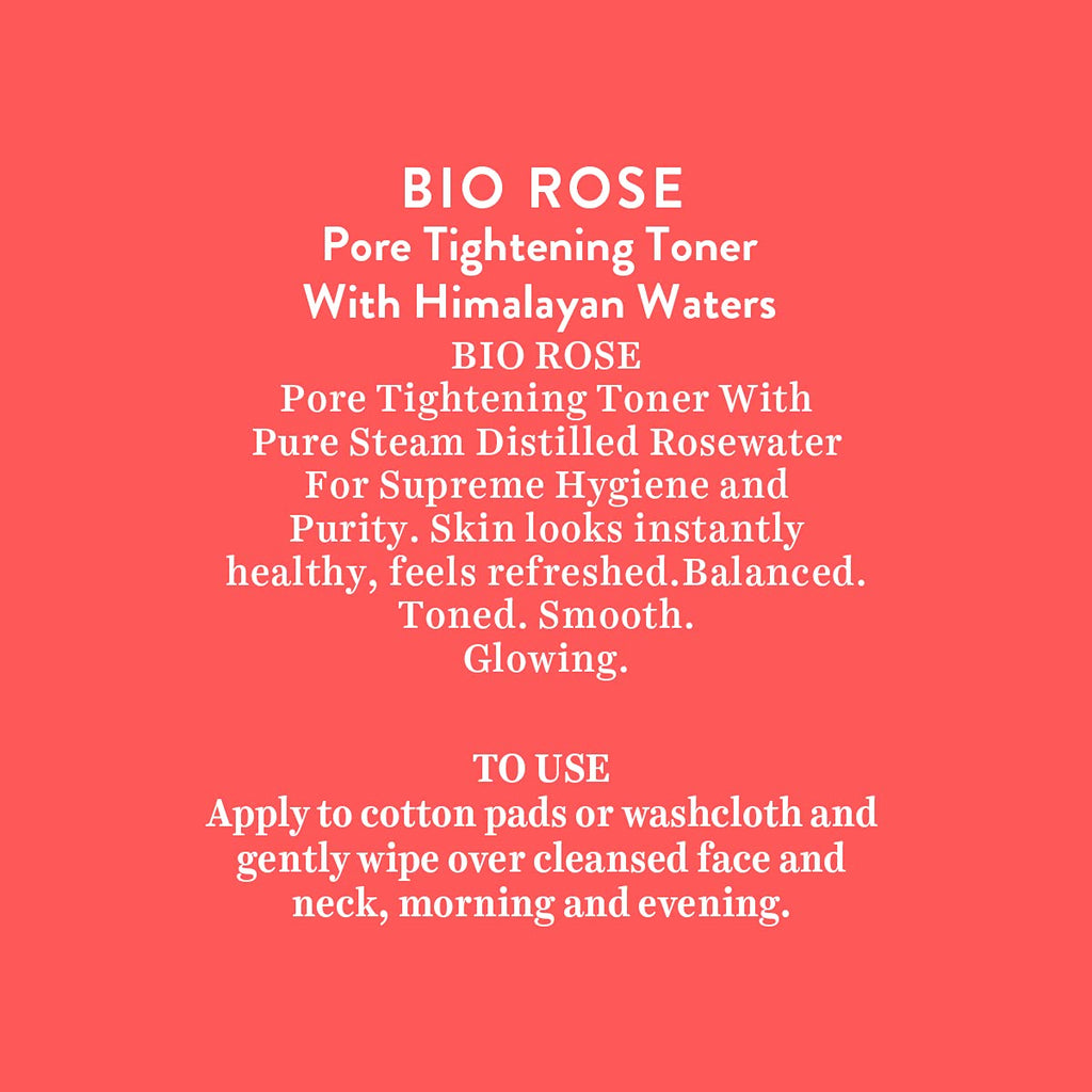 Biotique Bio Rose Pore Tightening Toner With Himalayan Water For All Skin Type 120 Ml