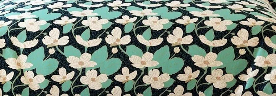 The Home Style 400 TC Cotton Elastic Fitted All Around Printed King Size Double Bed Bedsheet wih 2 Pillow Cover Lily Green
