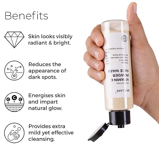 Brillare Vitamin C Face Wash for Pigmentation & Dark Spots - 30 gms