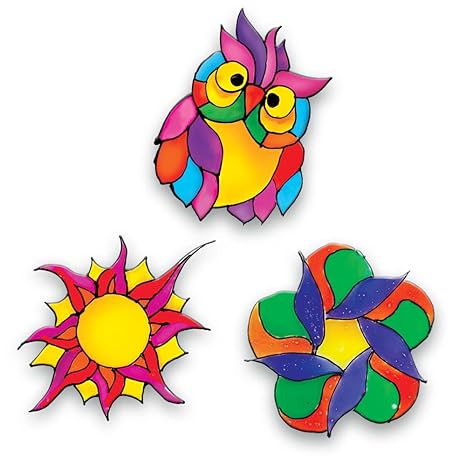 Toykraftt Glass Painting Kit For Kids Diy Window Art Craft Set Painting Kit For Kids