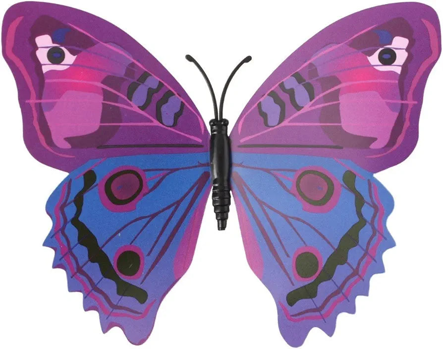 Rangoli Butterfly Wall Stick or Magnet Self Adhesive Removable PVC Design-18