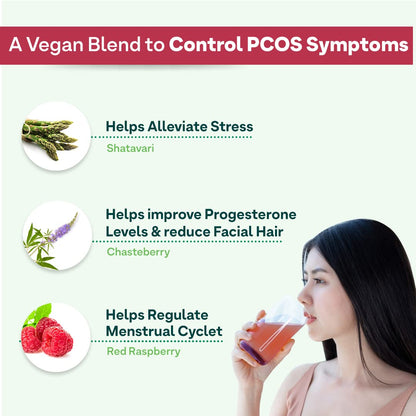 OZiva Plant Based Herbalance For Pcos - 250 gm - Pack of 1