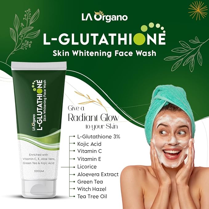 La Organo Glutathione Face Wash - 100 Gms