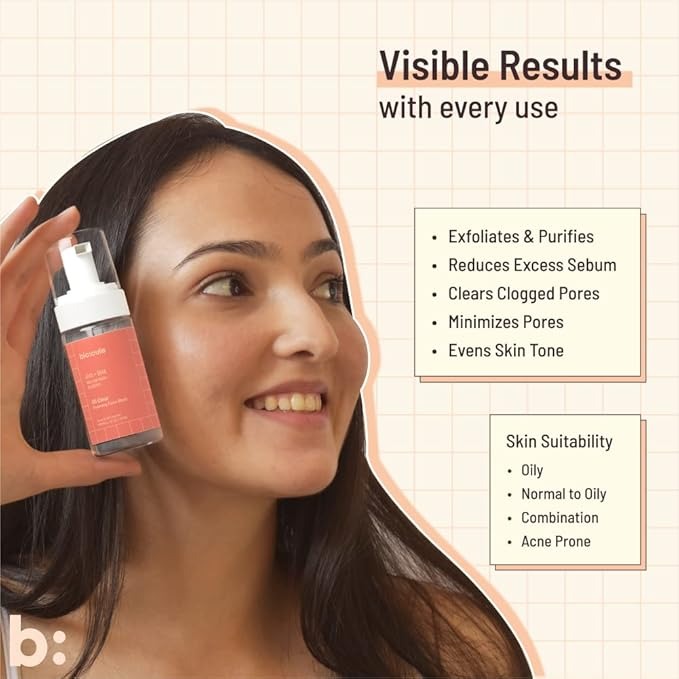 Biocule Oil Clear Foaming Face Wash - 100 ml
