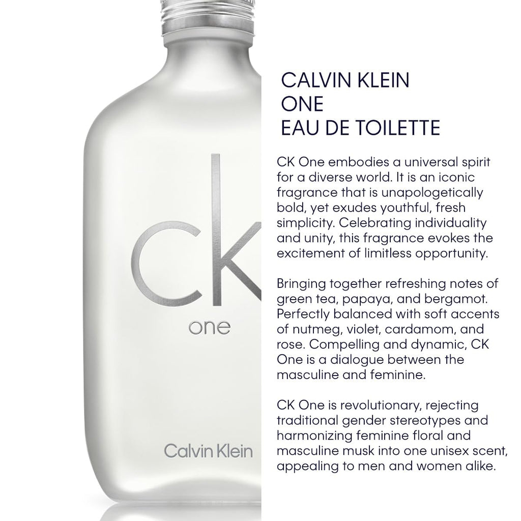 Calvin Klein Ck One Eau De Toilette 100ml - EDT For Everyone (Unisex Perfume)