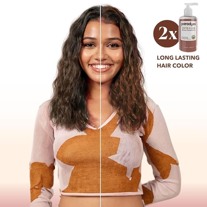 Paradyes Anti Fade Brown Fresh Conditioner for All Types of Hair - 180 Ml