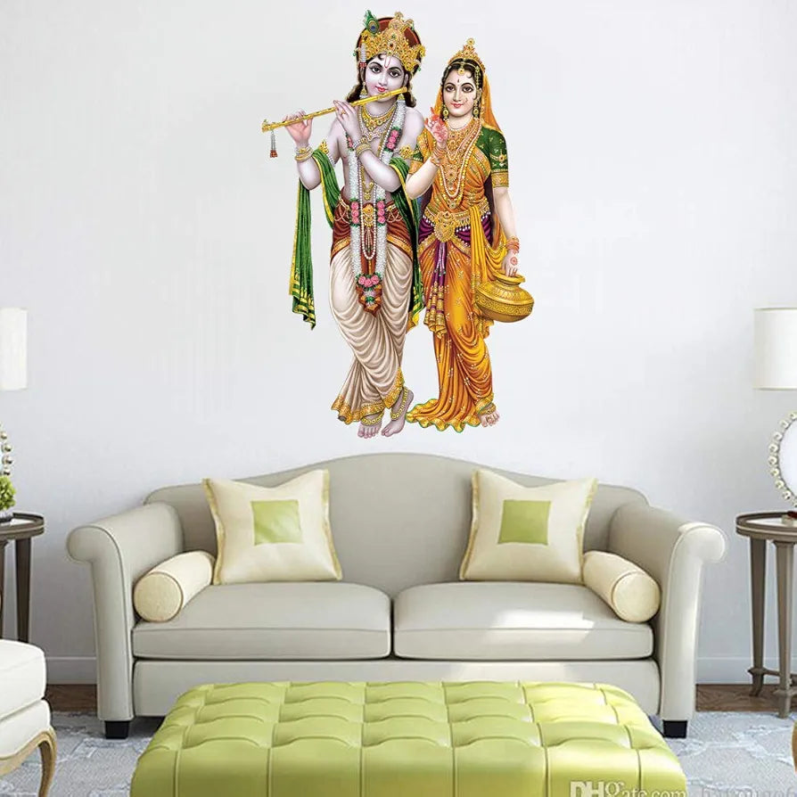 Rangoli White Glossy Vinyl Wall Sticker Premium Self-Adhesive Waterproof Parent-13 Design-8