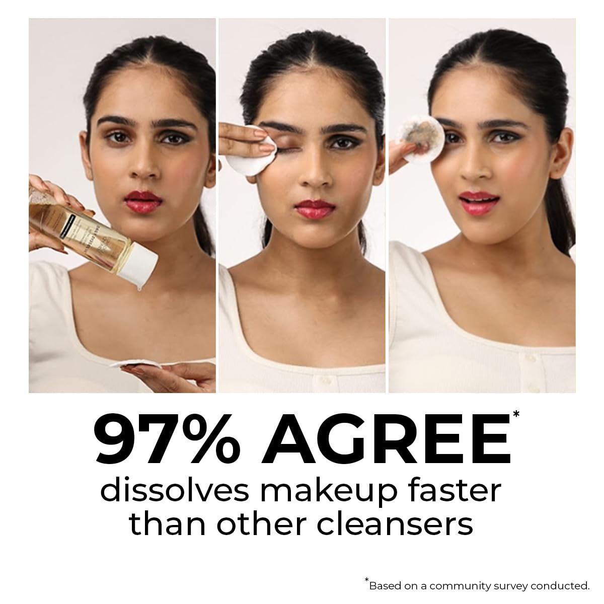 Conscious Chemist® Makeup Cleansing Oil | 130ml | Makeup Remover & Light Daily Cleanser for All Skin Types | Removes Waterproof Makeup, SPF & Impurities | Soft & Glowing Skin - For Men & Women