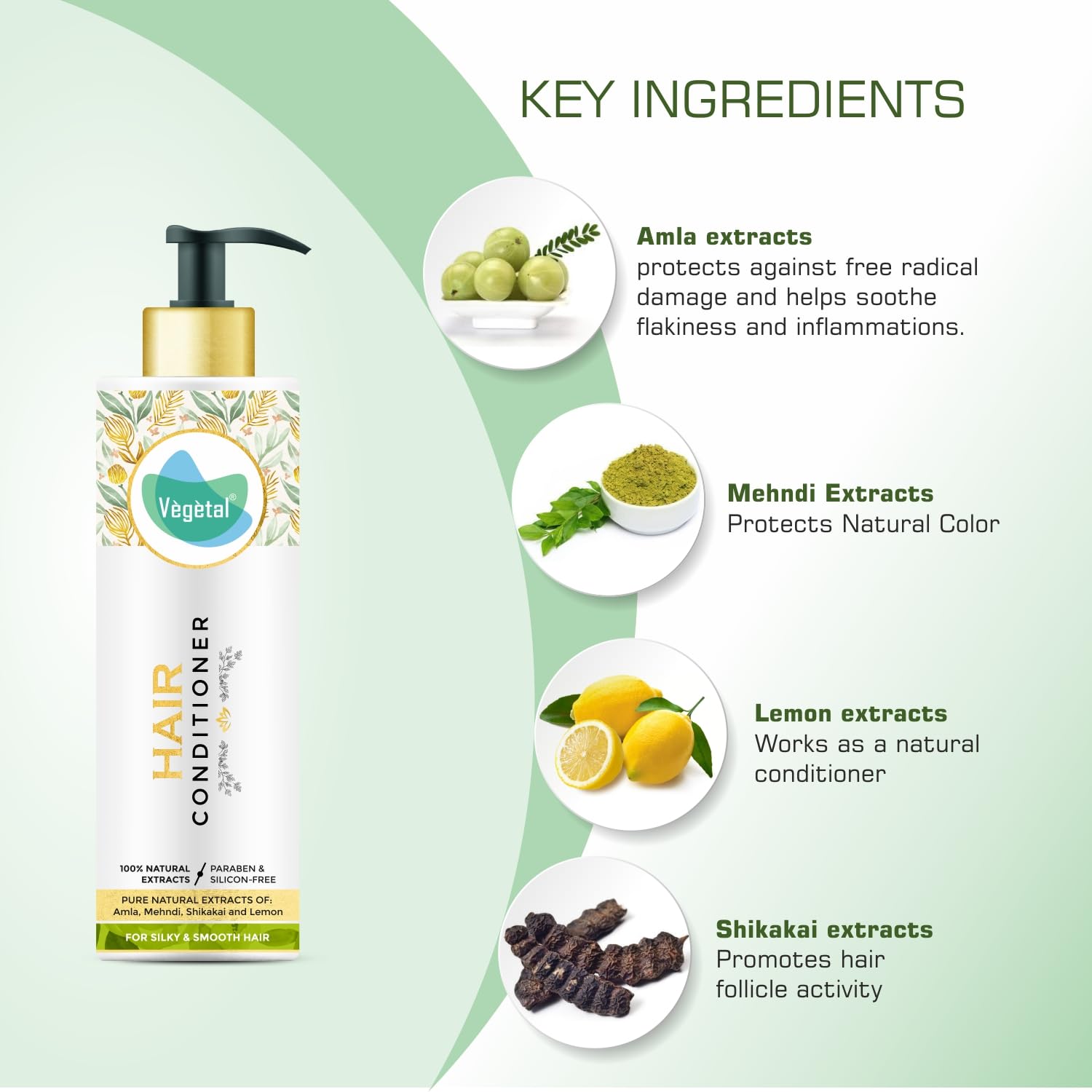 Vegetal Hair Conditioner - 200 gms