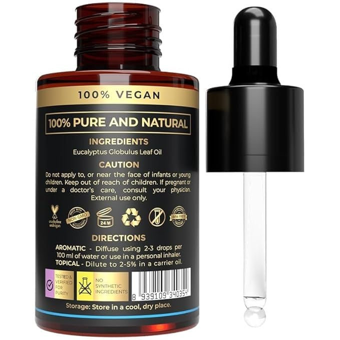 The Organic Forest Organic Eucalyptus Essential Oil - 30 ml