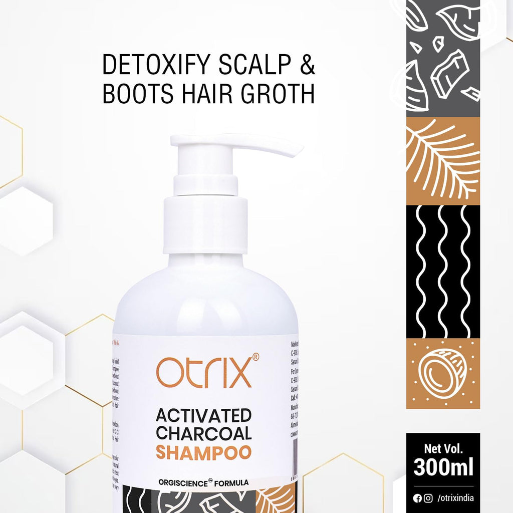 Otrix Activated Charcoal Shampoo - 300 ml