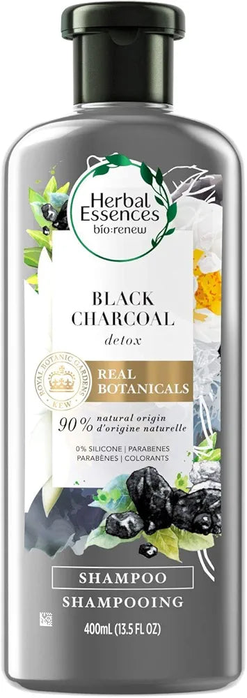 Herbal Essences Bio Renew Detox Black Charcoal Shampoo, 400ml