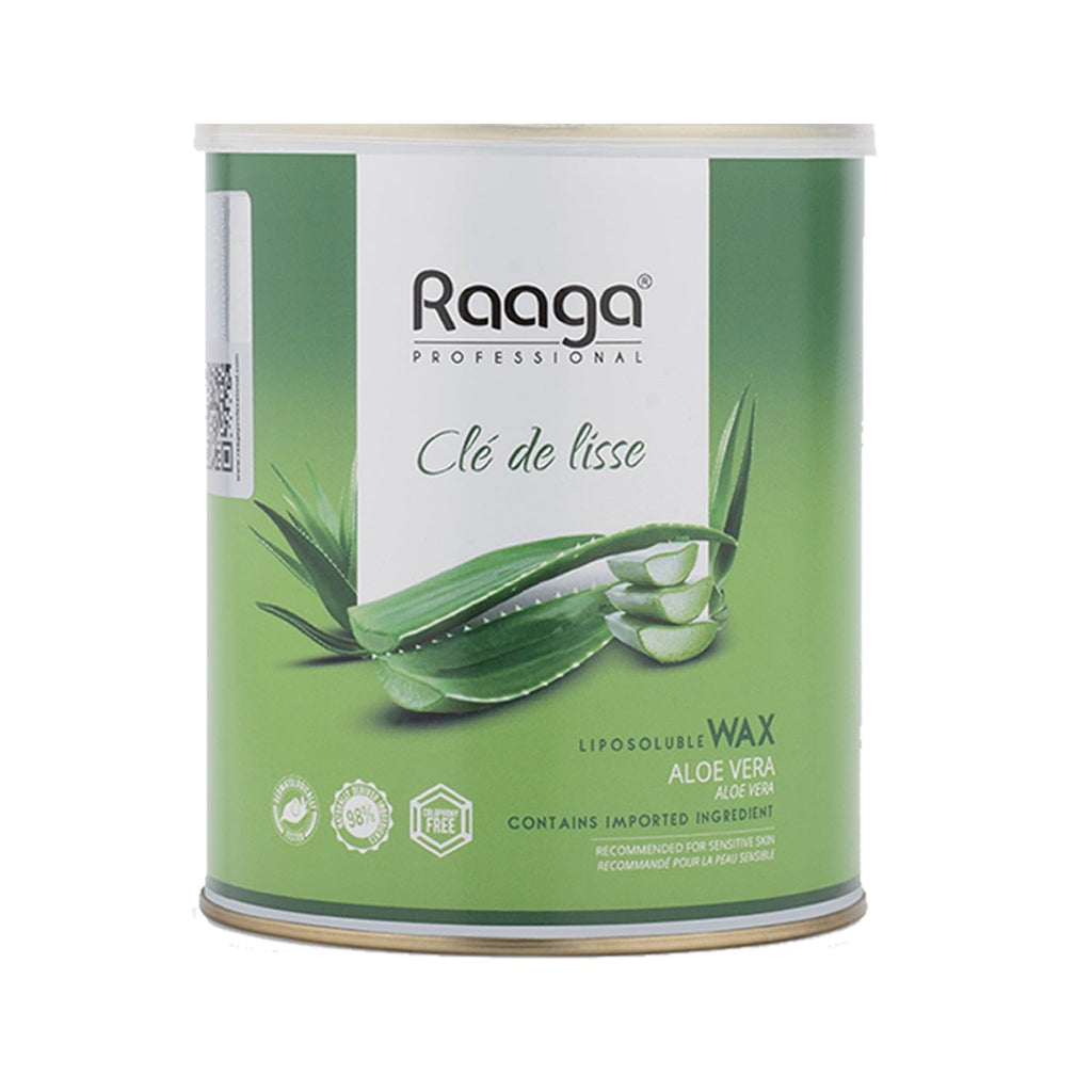 Raaga Professional Liposoluble Body Wax | Aloe Vera (Contains Imported Ingredient) | Dermatologically Tested, Colophony Free | For Sensitive Skin (800 ml)