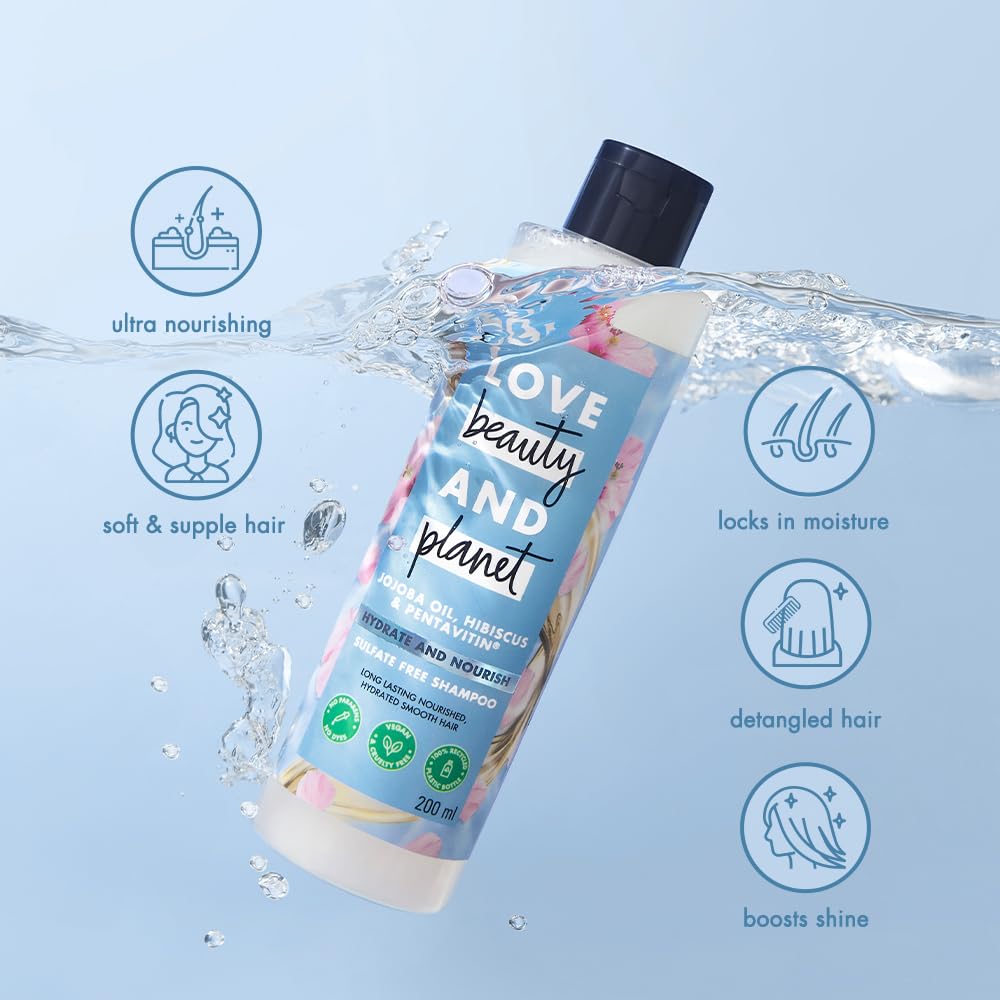 Love Beauty & Planet Hydrate & Nourish shampoo 200ML