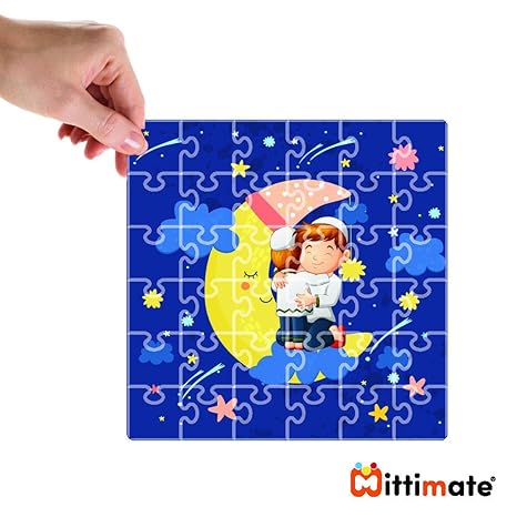 Mittimate Eid Mubarak Jigsaw Puzzle Game for Kids Age 4 to 6 Old 36 Pieces Puzzle Toy
