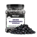 RiTrue - Original No Refined Sugar Blueberry (Seedless) - 250 Gm Jar - No Additives Blueberries Dry Fruits blue berry