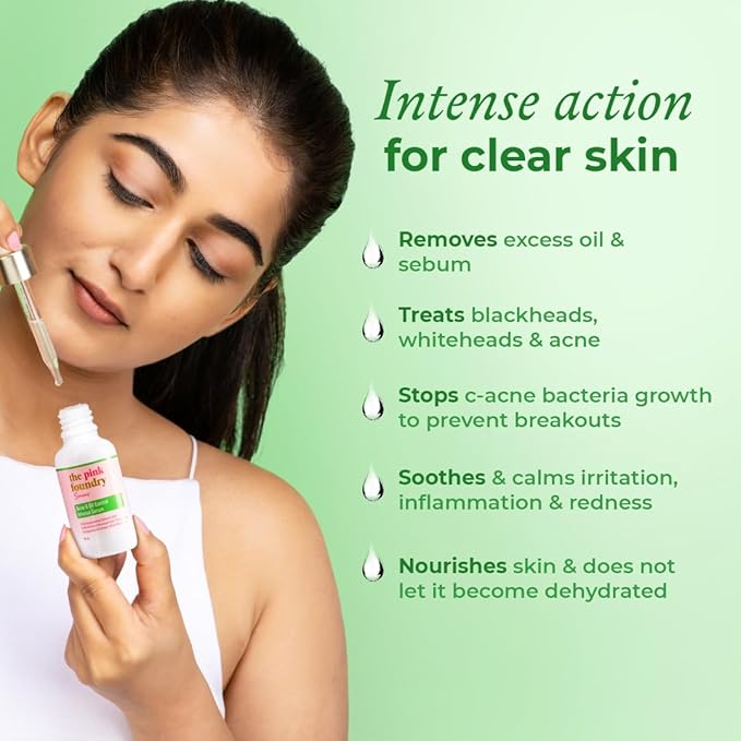 The Pink Foundry Acne & Oil Control Intense Serum With 2% Encapsulated Salicylic Acid - 30 Ml