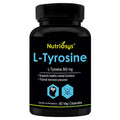 Nutriosys L-Tyrosine 500mg Supports Cognitive Health & Brain Function, Essential For Thyroid Functions - 90 Veg Capsules