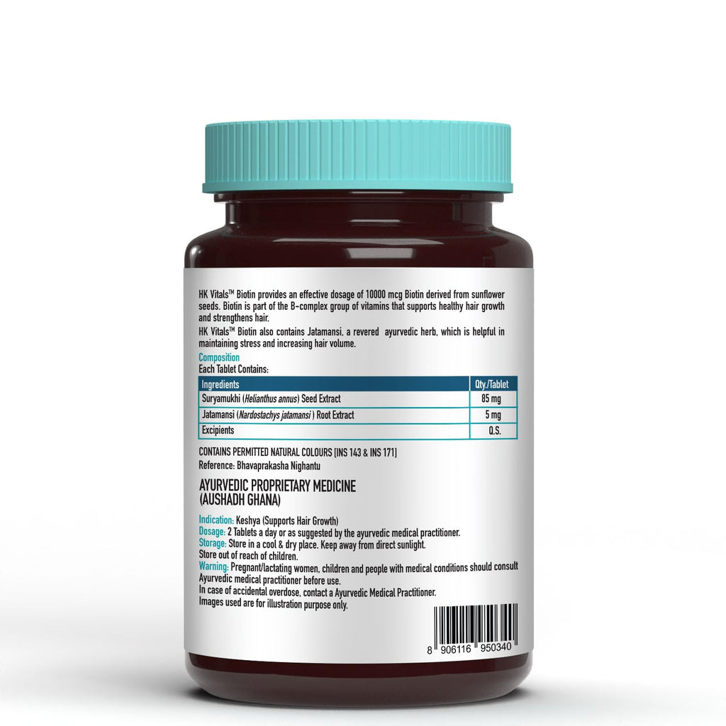 Healthkart HK Vitals Biotin Tablets, Biotin Shampoo & Hair Tonic Combo