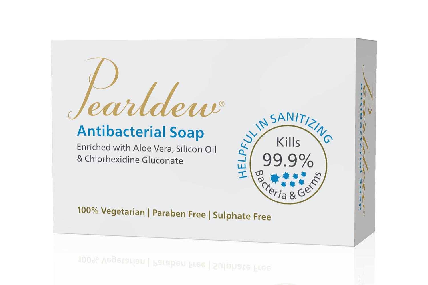 Pearldew Antibacterial Sanitizing Soap - 75 Gms | Pack of 4