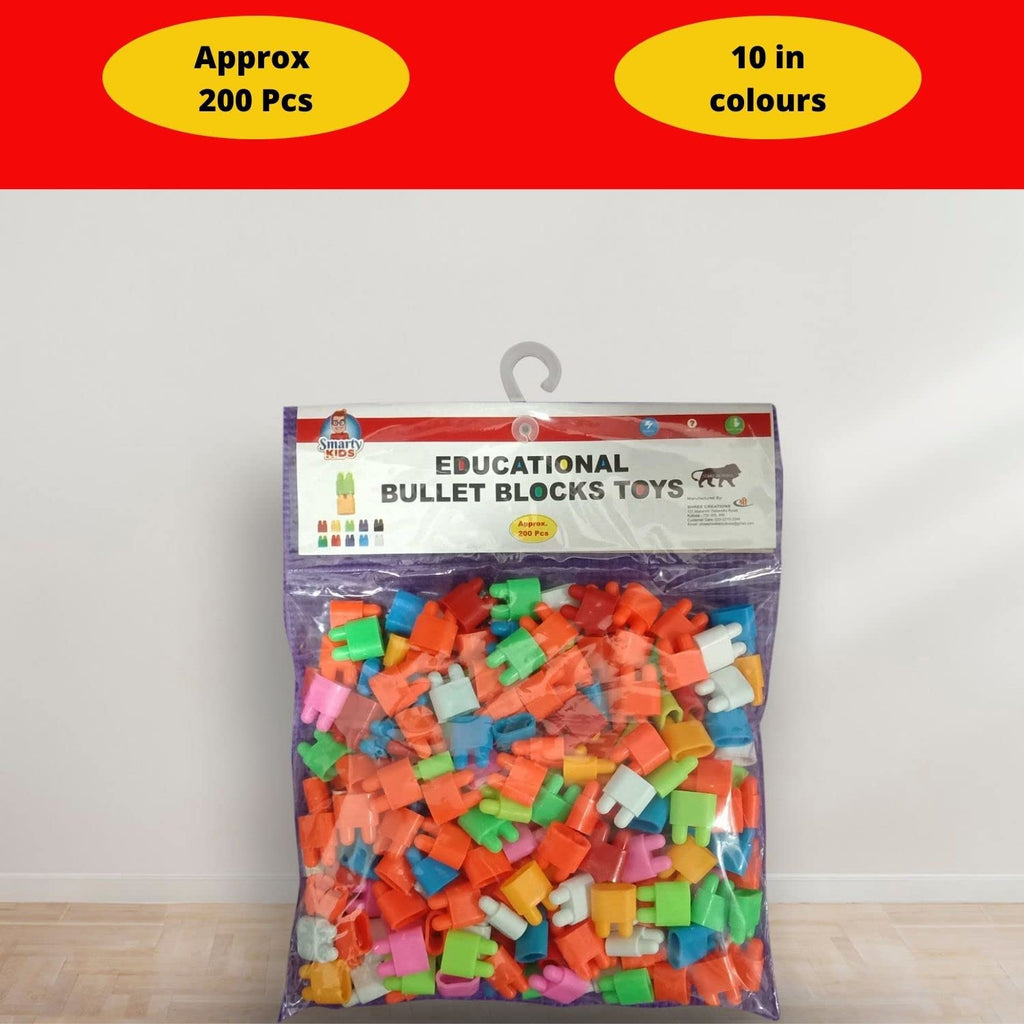 Kids Mandi Educational Bullet Blocks Toys Multicolor