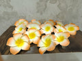 Artificial Big Foam Hawaaii Fake Foam Water Floating Flowers Orange
