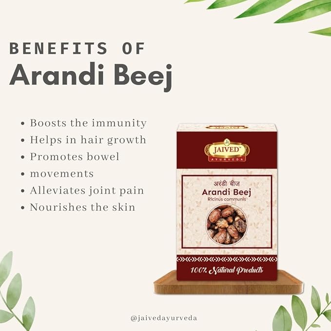 Jaived Ayurveda Arandi Beej - 100 Grams