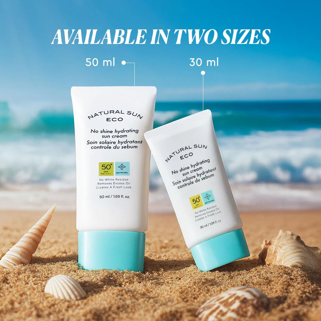 The Face Shop No Shine Hydrating Sunscreen SPF 50+ PA++++ with UVA/B protection, No White Cast, Water Resistant, Lightweight Korean Sunscreen for Oily Skin, 30ML