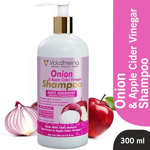 Volamena Onion & Apple Cider Vinegar Hair Shampoo - 300 ml