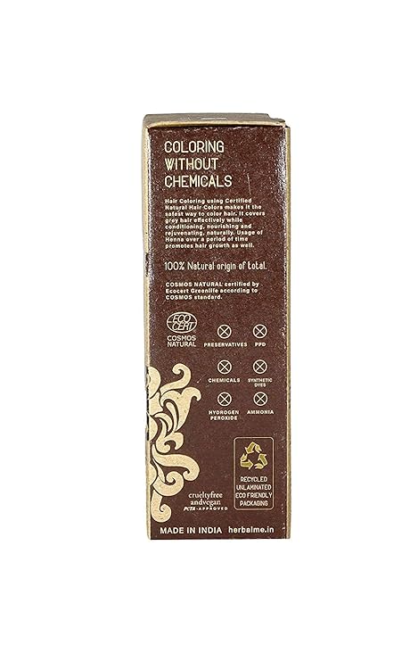 Herbal Me Deep Brown Natural Hair Color - 200 gms