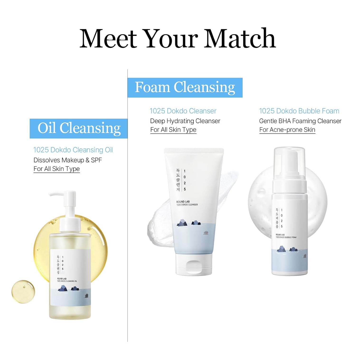 ROUND LAB 1025 Dokdo Cleansing Oil 200ml / Alcohol-Free, Blackhead Removal, Oil Cleansing