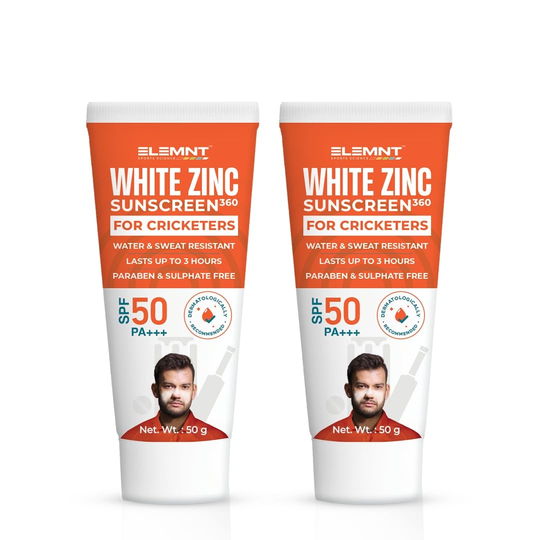 Elemnt White Zinc Sunscreen 360 - 50 gms (Pack of 2)