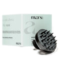 mars by GHC No Battery Required Scalp Head Massager With Soft Silicone Bristles | Lightweight | Comfortable Grip | Enhances Blood Circulation To Scalp, Black