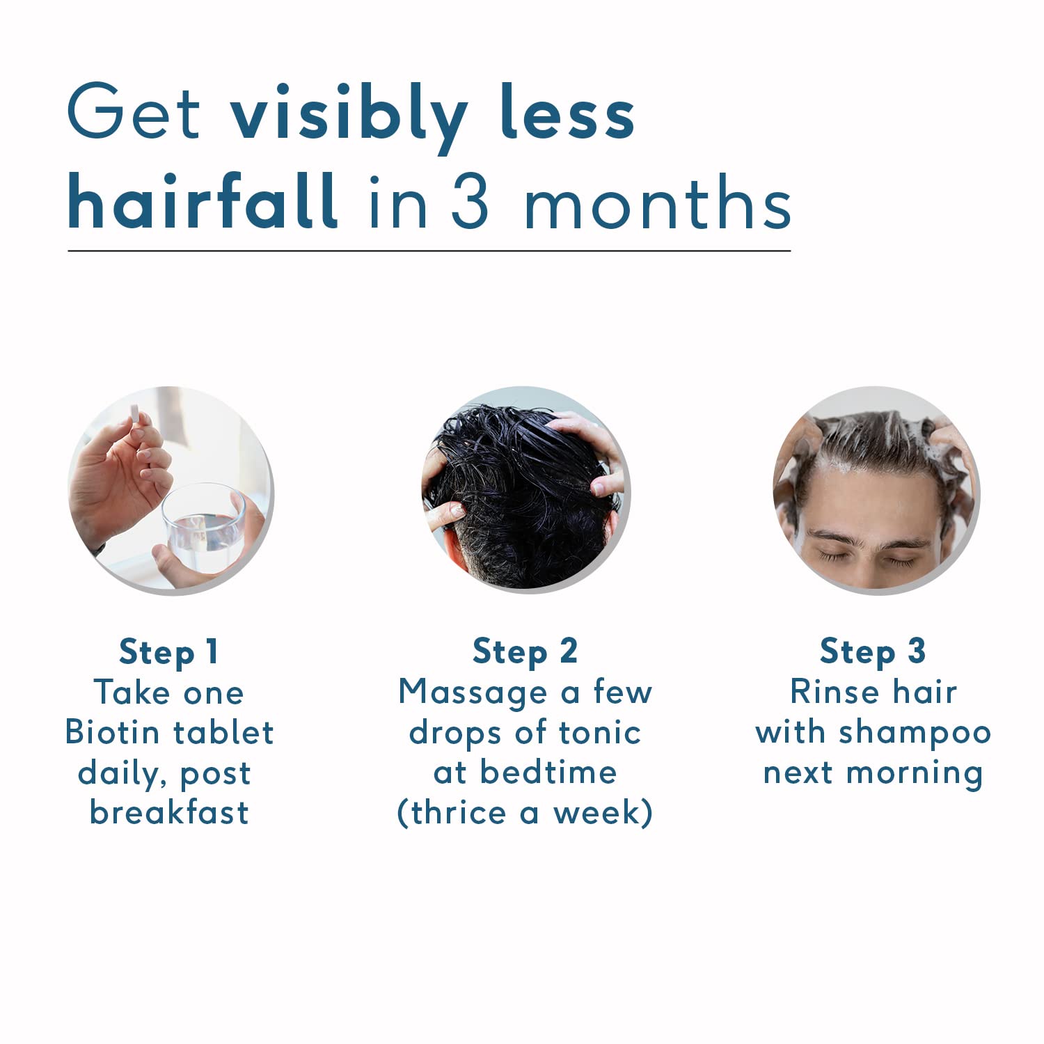 Healthkart HK Vitals Biotin Tablets, Biotin Shampoo & Hair Tonic Combo