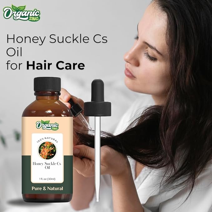 Organic Zing Honeysuckle (Lonicera Periclymenum) Oil | Essential Oil for Skincare, Aroma and Diffusers- 30 Ml