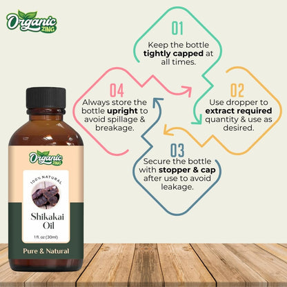 Organic Zing Shikakai (Acacia concinna) Oil | Pure & Natural Essential Oil for Haircare & Massage