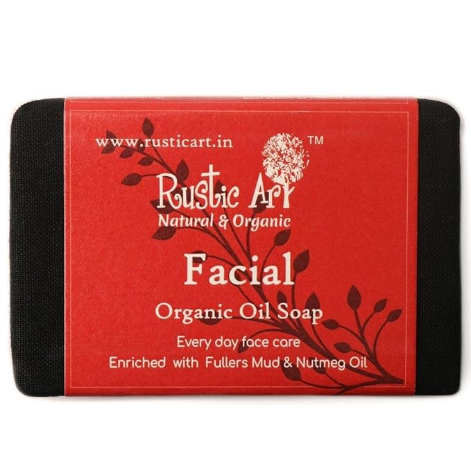 Rustic Art Organic Facial Soap - 100 gms