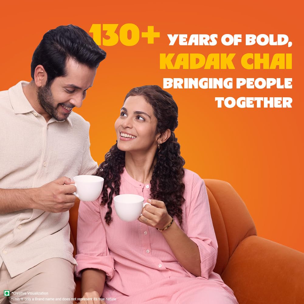 Wagh Bakri Premium Tea | Black | Assam Blend | Kadak Chai | Aromatic Chai Patti | Rich & Bold Flavour | Lingering Taste & Kesari Golden Hue | Loose Leaf Tea | 1 Kg