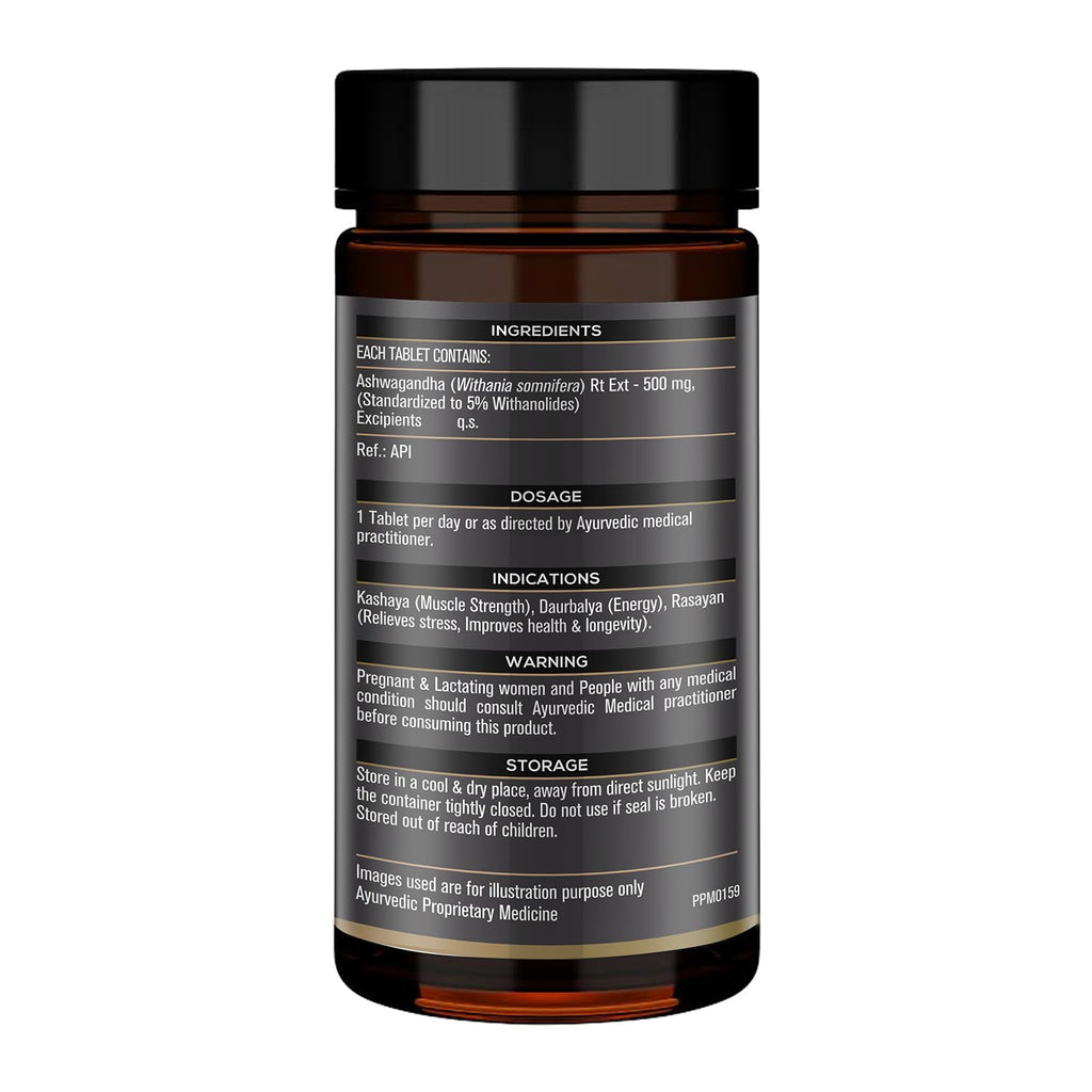 MuscleBlaze Koshaveda Ashwagandha 500mg (60 Tablets) | Ayurveda for Performance, Ayush Approved, High Strength Potent Formula | Boost Muscle Mass & Strength, Enhance Immunity