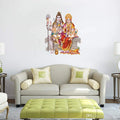 Rangoli White Glossy Vinyl Wall Sticker Premium Self-Adhesive Waterproof Parent-6 Design-13