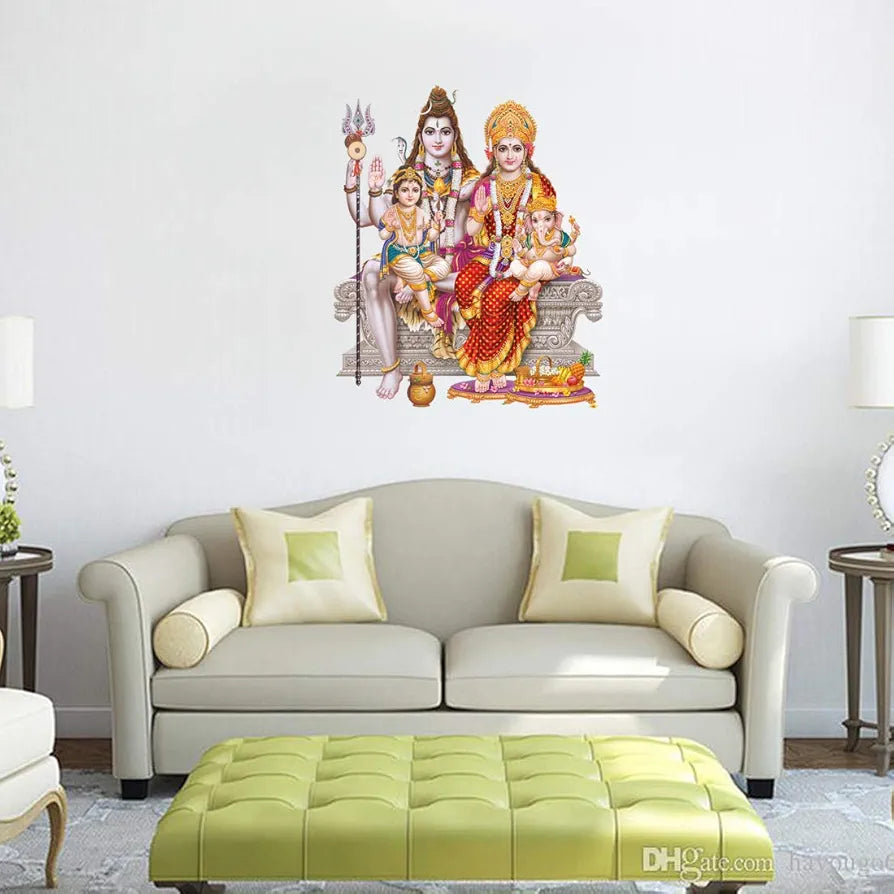 Rangoli White Glossy Vinyl Wall Sticker Premium Self-Adhesive Waterproof Parent-6 Design-13