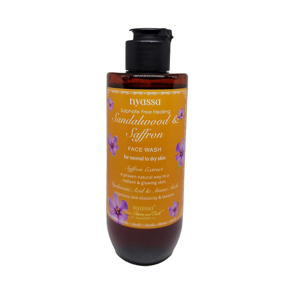 Nyassa Sulphate Free Clarifying Sandalwood & Saffron Face Wash - 210 Ml