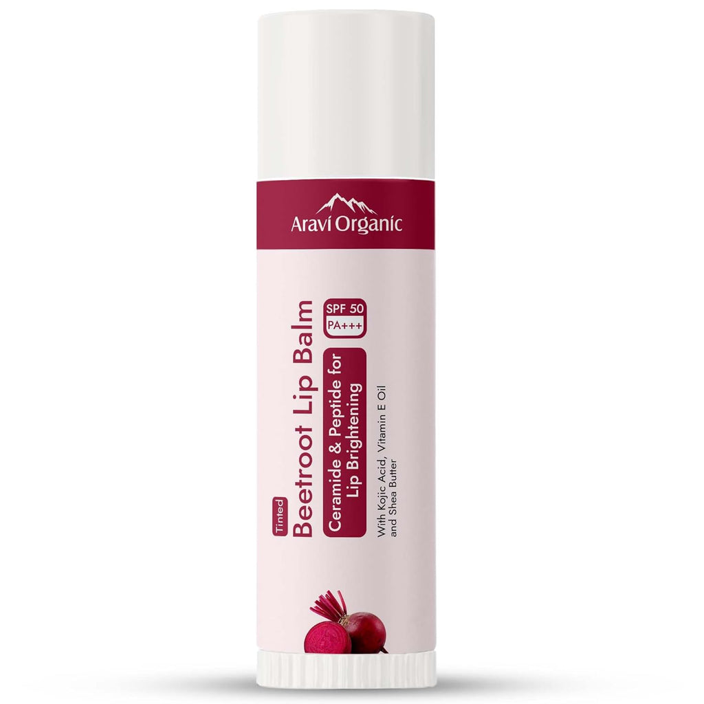 Aravi SPF 50 Tinted Lip Balm – Hydrating Lip Care, 5g
