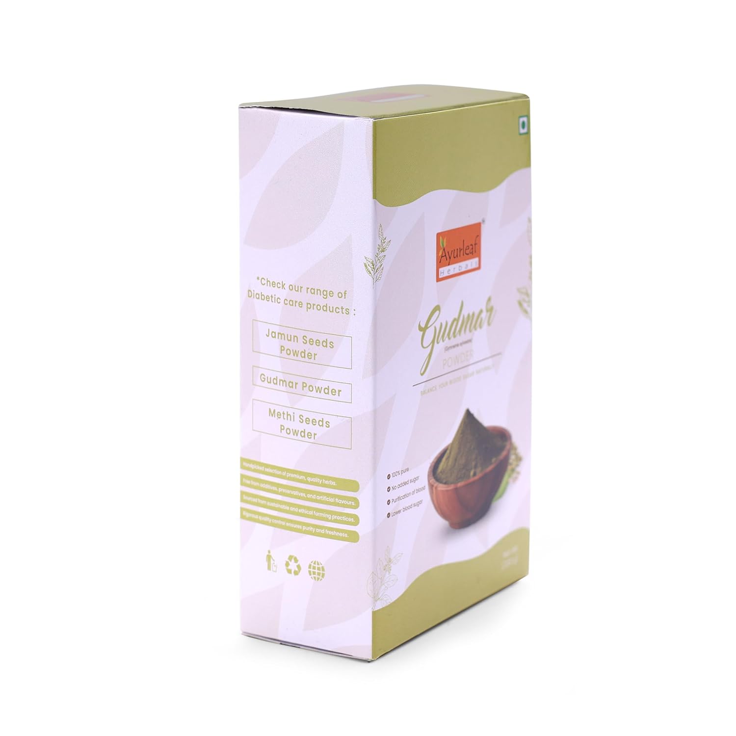 Ayurleaf Herbals Gudmar Powder - 200 Gms