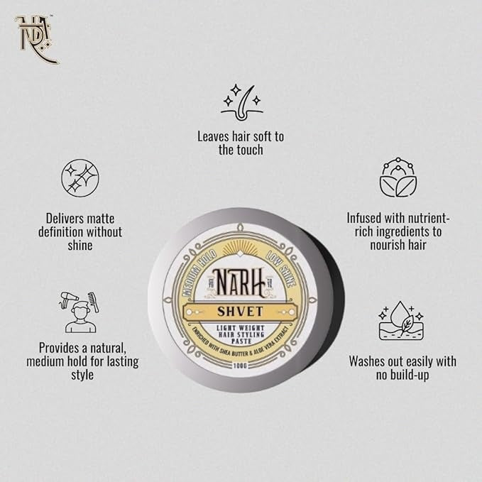 Narh Shvet Light Weight Hair Styling Paste - 100 gms