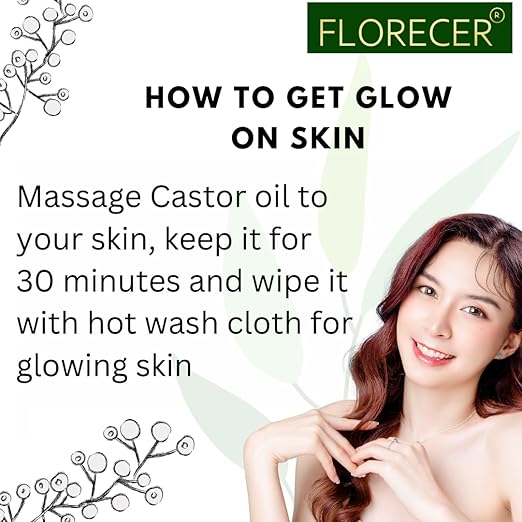 Florecer Pure And Organic Castor Oil For Hair Growth - 100 ml