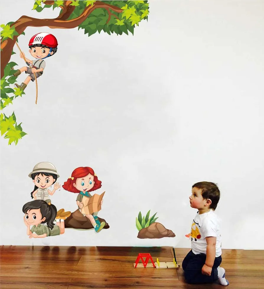 Rawpockets Kids Activity Self Adhesive Wall Sticker