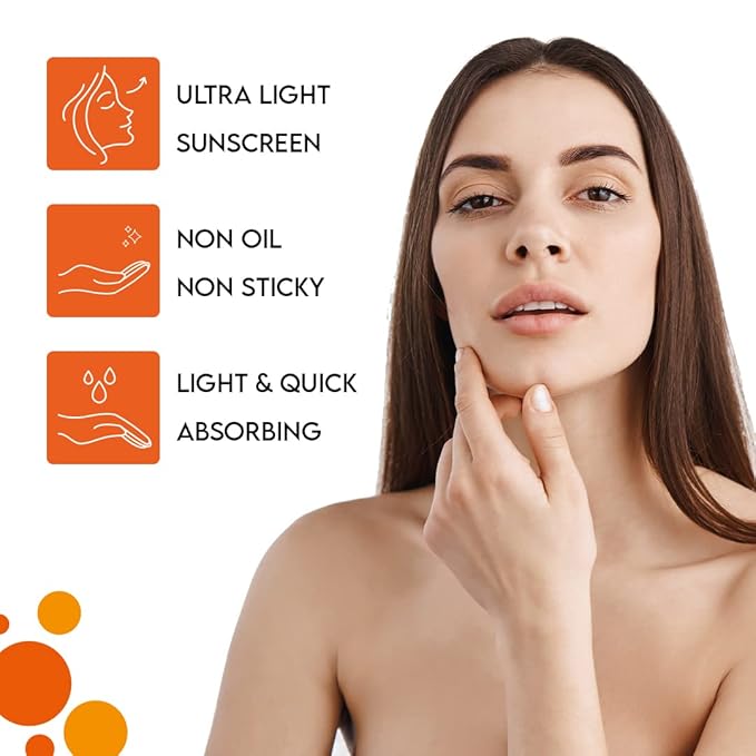 La Organo Sunscreen Matte Finish All Day Cream, Spf 50 Pa+++ - 100 Gms