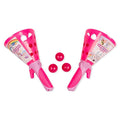 Ratna's Click & Catch Plastic Twin Ball Indoor & Outdoor Game Pop and Catch Launcher Basket Toy | Unicorn Pink