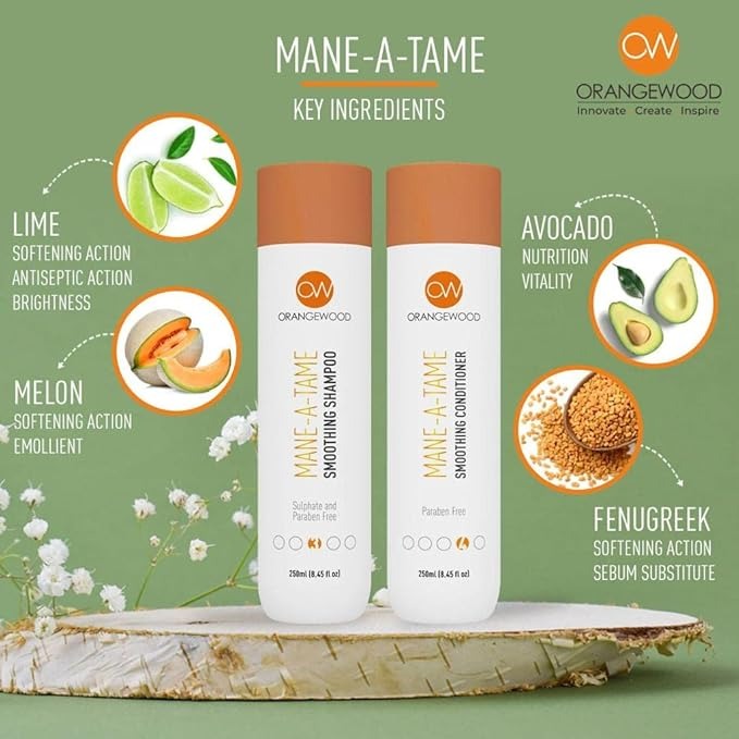 Orangewood Mane-A-Tame Smoothing Shampoo - 250 ml